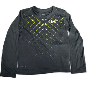 Nike Little Boys Long Sleeve Dri-Fit  Athletic Cut T-Shirt  NWT Size 4